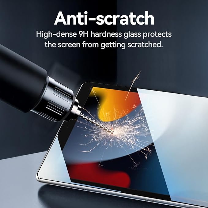 9H Tempered Glass Screen Protector for Apple iPad 10.2-inch (7th / 8th / 9th Gen) - 4 9H Tempered Glass Screen Protector for Apple iPad 10.2-inch (7th / 8th / 9th Gen) - 4